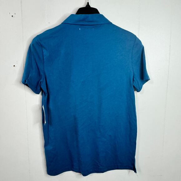 And Now This Mens Polo Size Small Blue Short Sleeve Lightweight Collared New - Picture 5 of 10
